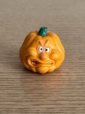 Russ Berrie Crazy Face Miniature Pumpkin Figurine